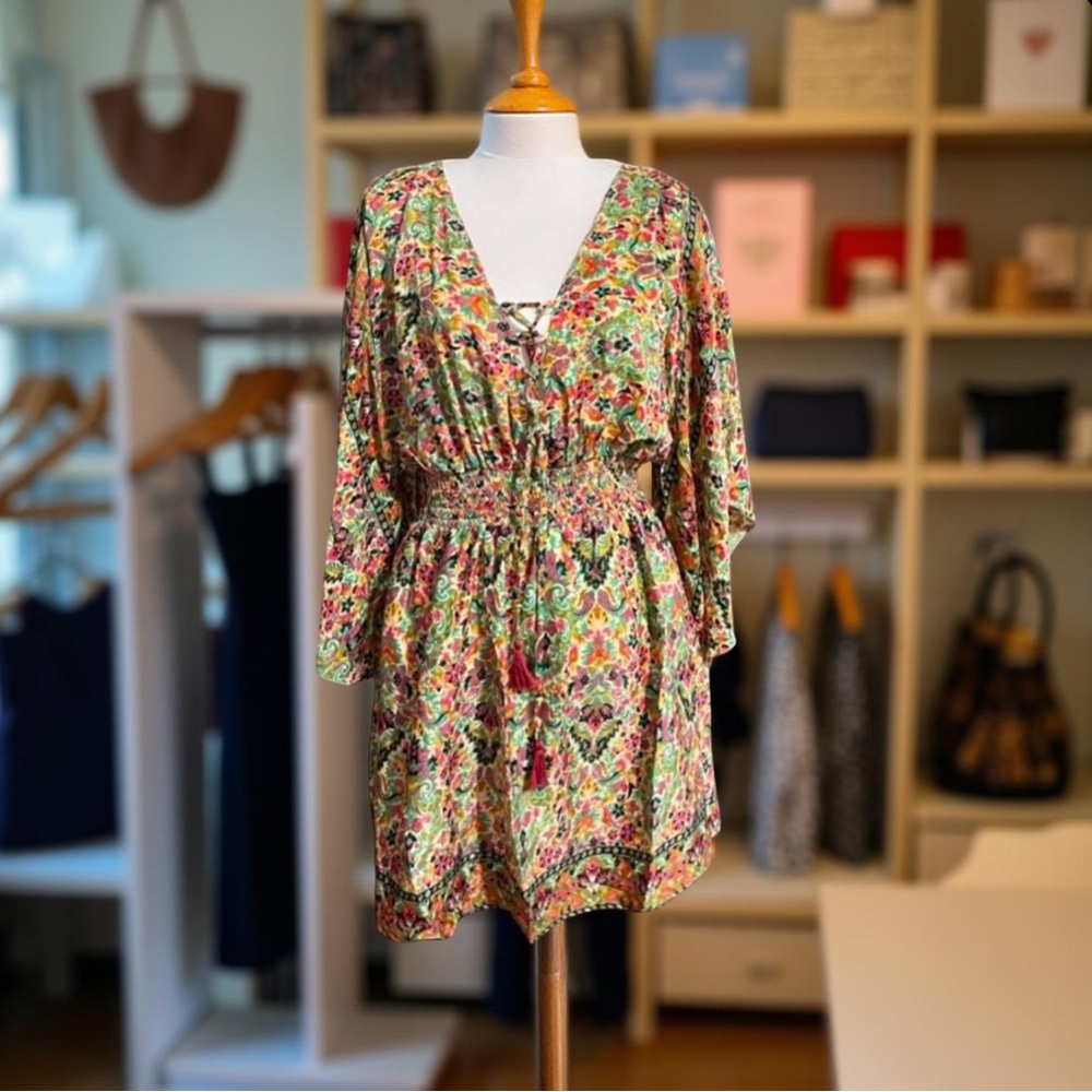 Anthropology dress made by Raga Jai Kimono Dress Large NWT - Picture 7 of 14